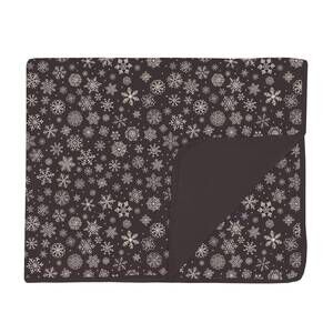 NEW KICKEE toddler's chalkboard snowflakes blanket in multi